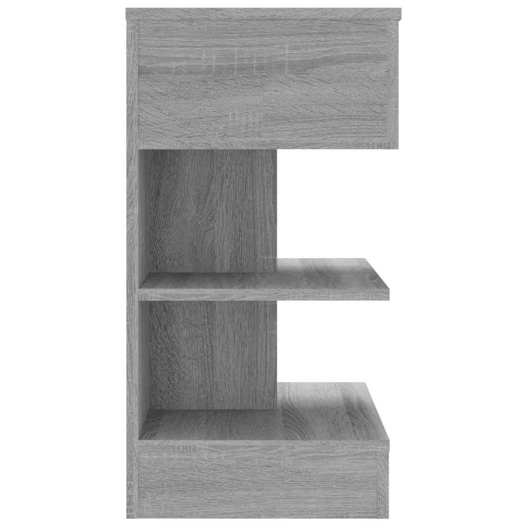 Nachtkastjes 40X35X65 Cm Bewerkt Hout Eiken