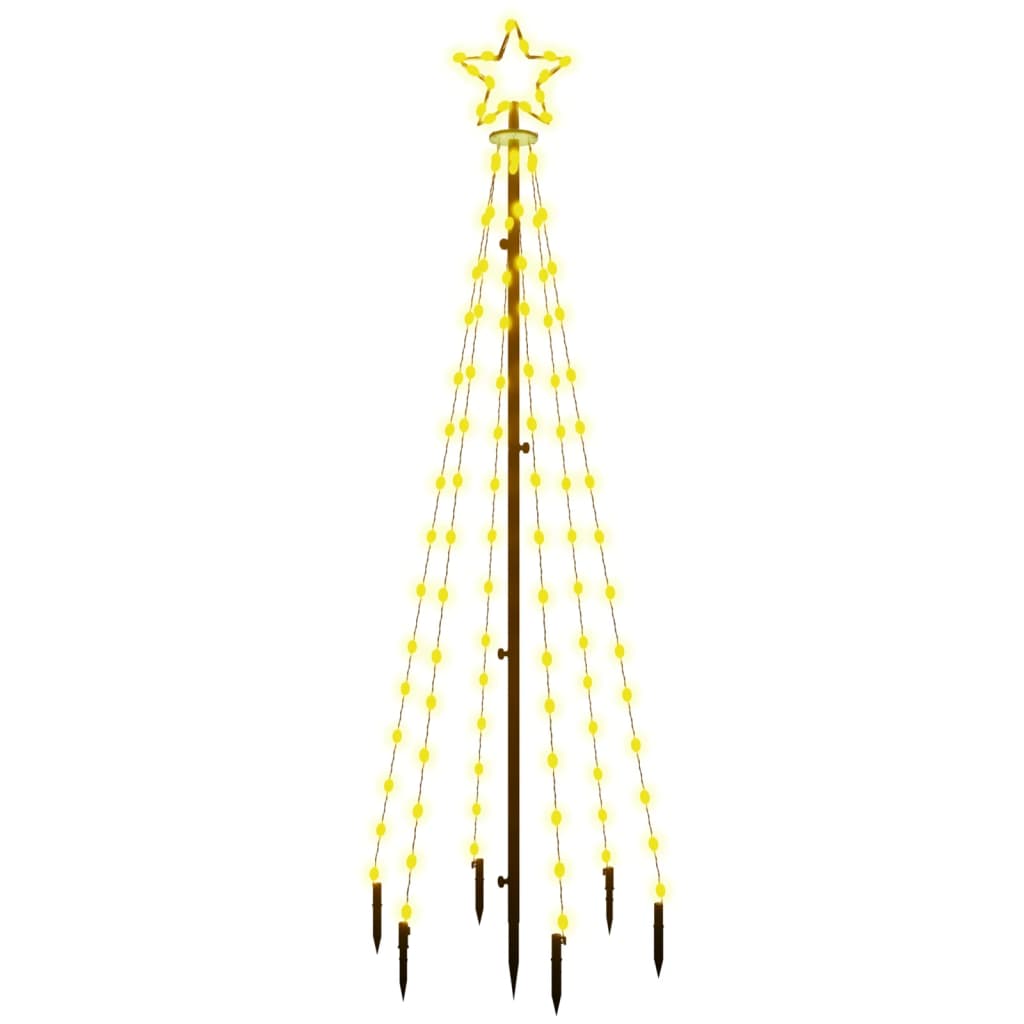 Kerstboom Met Grondpin 108 Led's 180 Cm