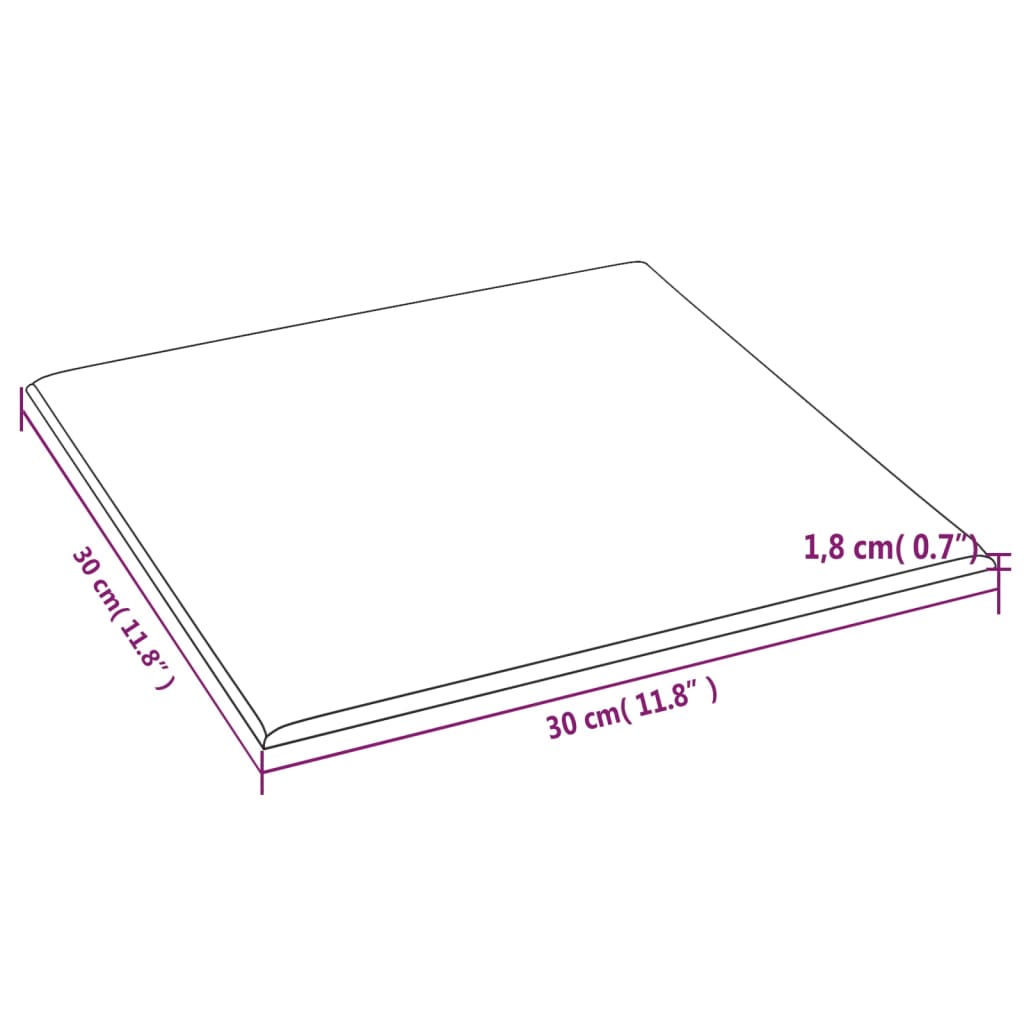 Wandpanelen 1,08 M² Kunstleer Wijnrood