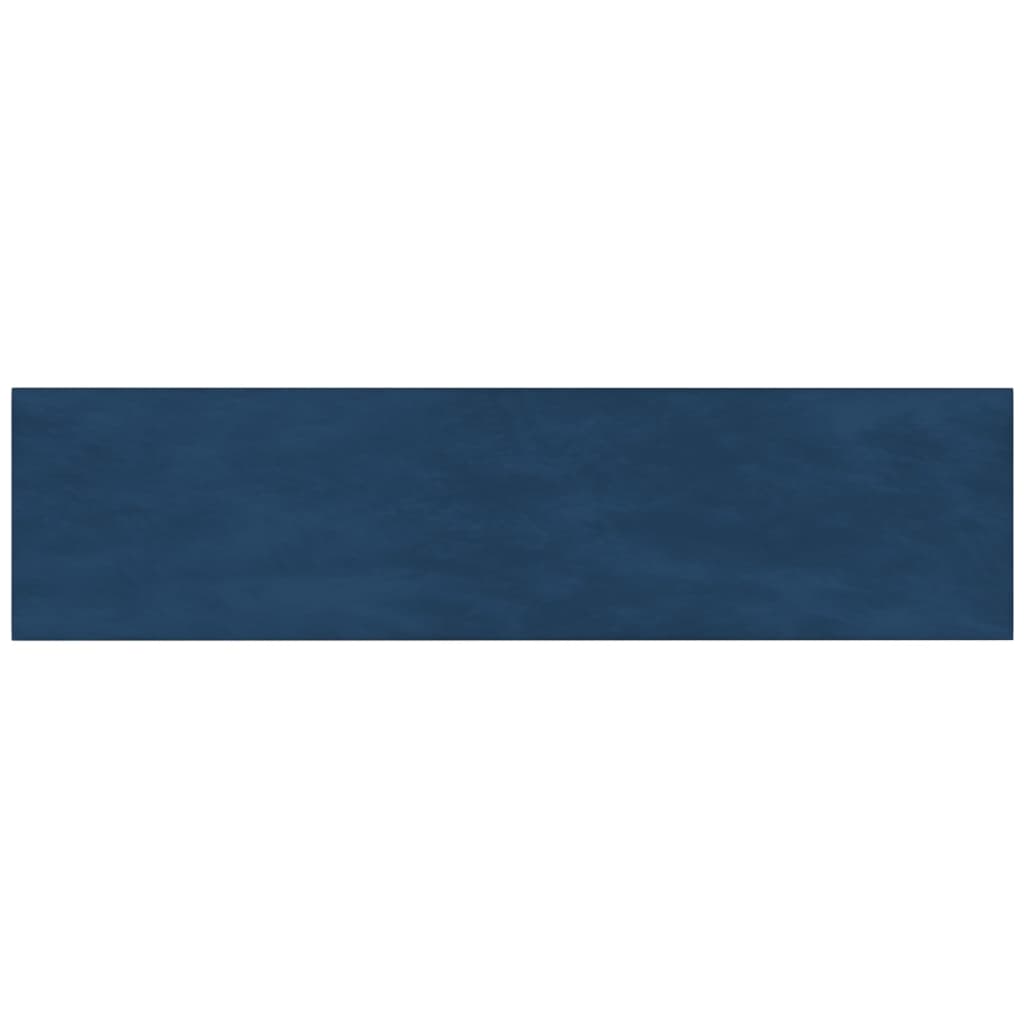 Wandpanelen 1,08 M² Fluweel Blauw
