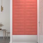 Wandpanelen 1,08 M² Fluweel Roze