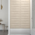 Wandpanelen 1,08 M² Fluweel Kleurig Crème