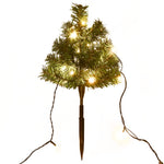 Tuinpadkerstbomen 6 St Met Te Led's 45 Cm Pvc