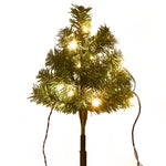 Tuinpadkerstbomen 6 St Met Te Led's 45 Cm Pvc