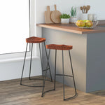 Barkrukken Gavin 50X40X78 Cm Bruin