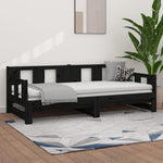 Slaapbank Uitschuifbaar Massief Grenenhout 2X(90X200) Cm