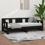 Slaapbank Uitschuifbaar Massief Grenenhout 2X(90X200) Cm
