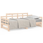 Slaapbank Uitschuifbaar Massief Grenenhout 2X(90X200) Cm