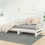 Slaapbank Uitschuifbaar Massief Grenenhout 2X(90X200) Cm