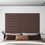 Wandpanelen 1,08 M² Kunstleer Bruin