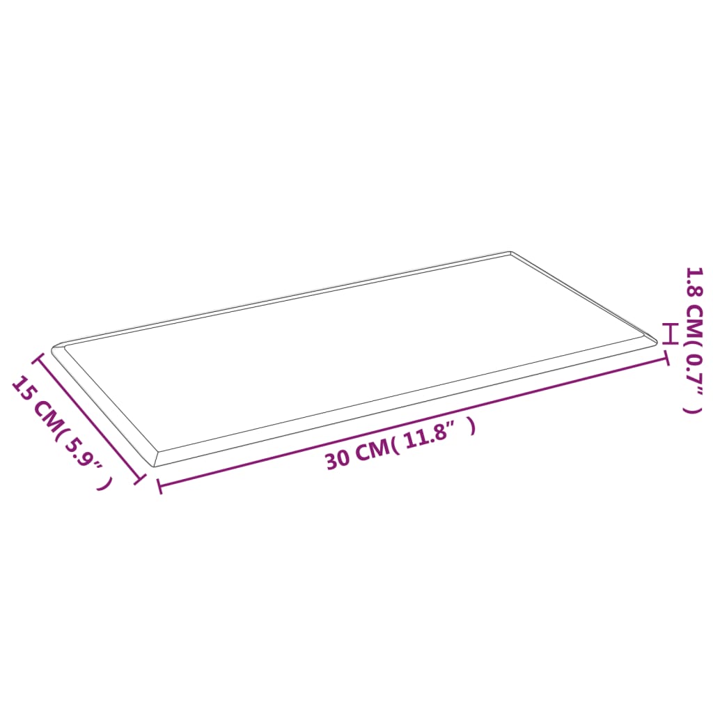 Wandpanelen 0,54 M² Kunstleer