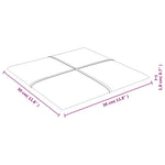 Wandpanelen 1,08 M² Fluweel