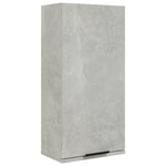 Badkamerkast Wandgemonteerd 32X20X67 Cm Betongrijs