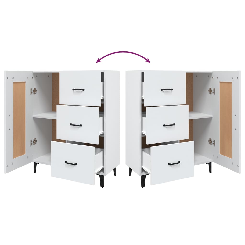 Dressoir 69,5X34X90 Cm Bewerkt Hout
