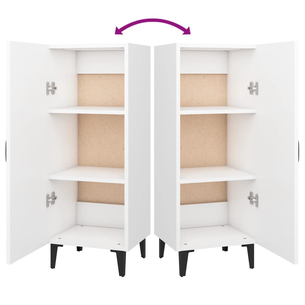 Dressoir 34,5X34X90 Cm Bewerkt Hout