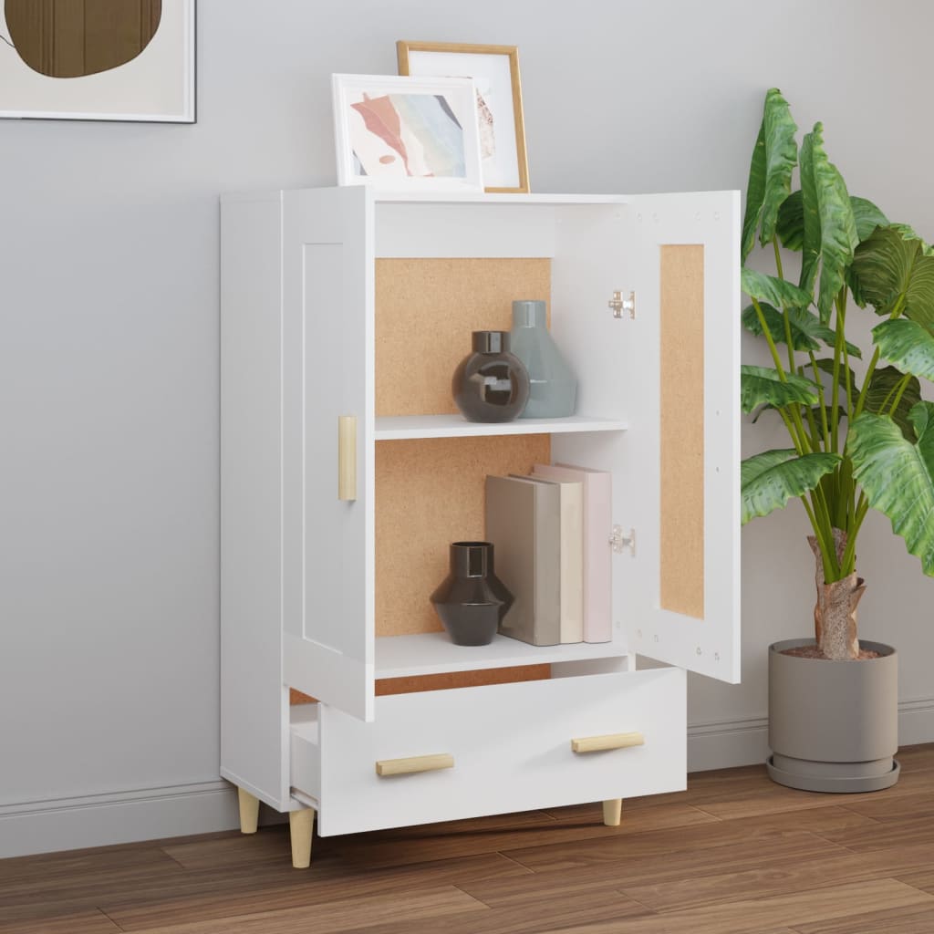 Hoge Kast 70X31X115 Cm Bewerkt Hout