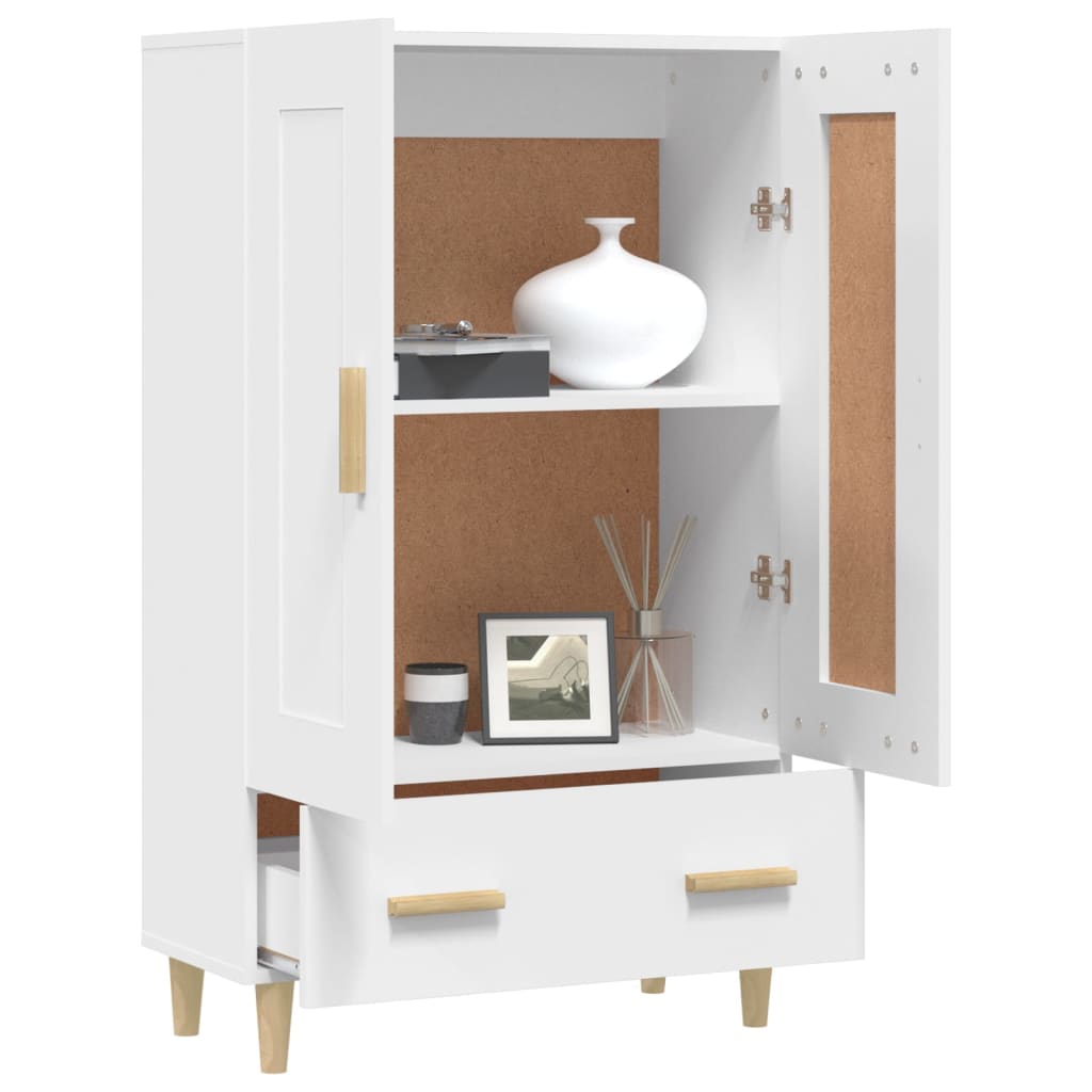 Hoge Kast 70X31X115 Cm Bewerkt Hout