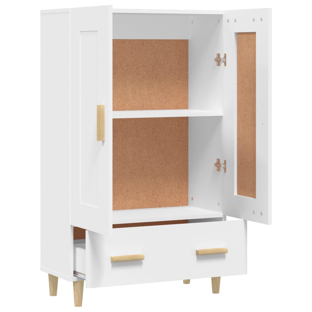 Hoge Kast 70X31X115 Cm Bewerkt Hout
