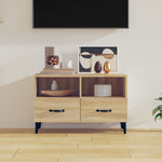 Tv-Meubel 80X36X50 Cm Bewerkt Hout Kleurig