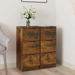 Dressoir 30X30X70 Cm Bewerkt Hout