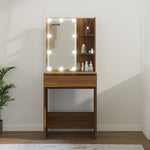 Kaptafel Met Led-Verlichting 60X40X140 Cm