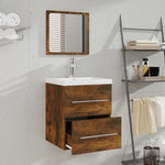 Badkamerkast Met Spiegel 41X38,5X48 Cm Kleurig