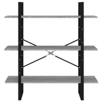 Boekenkast Eikenkleurig Grijs Sonoma