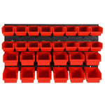 Sorteersysteemset 77X39 Cm Polypropeen Rood En Zwart