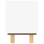 Tv-Meubel 80X30X40 Cm Massief Grenenhout En Rattan