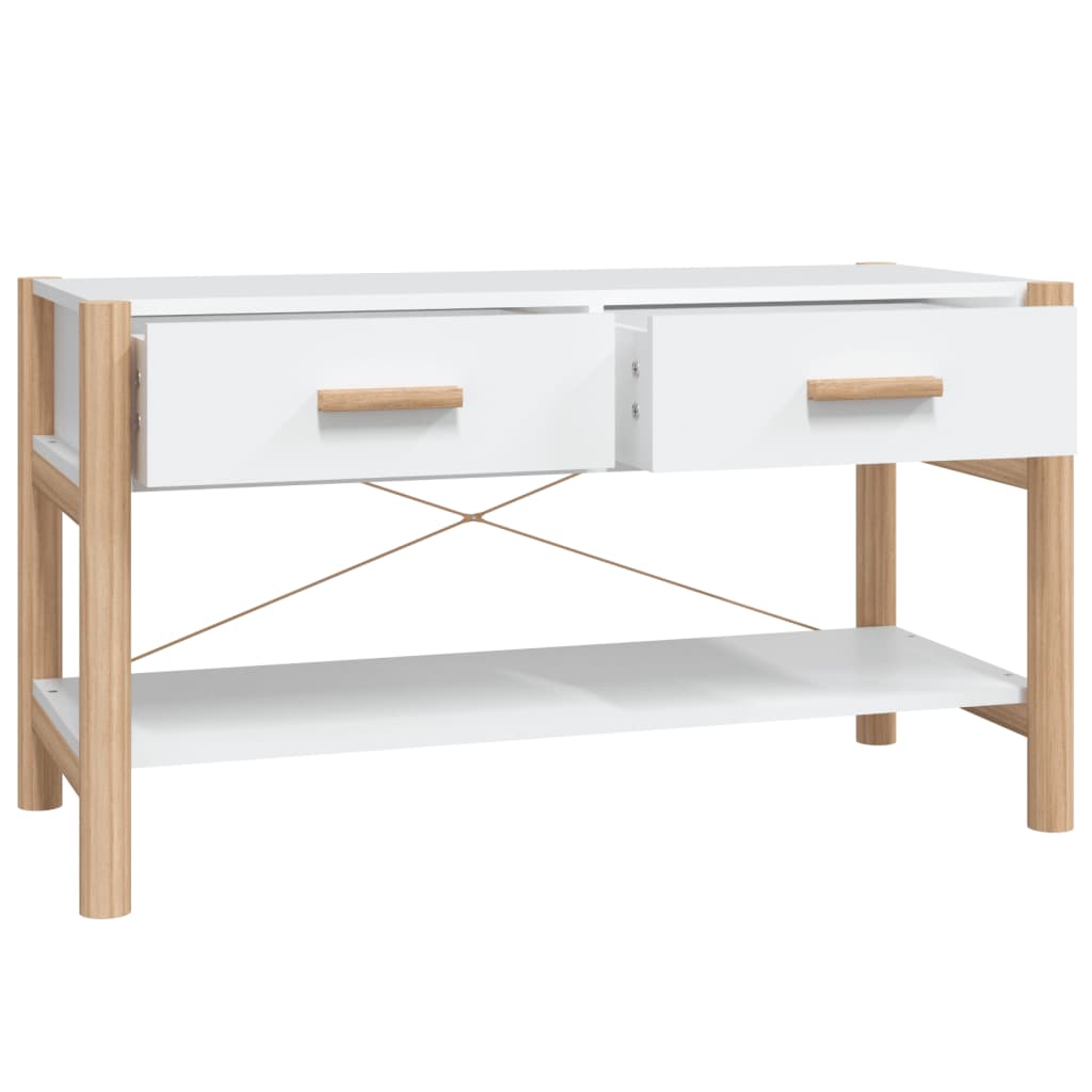 Tv-Meubel 82X38X45 Cm Bewerkt Hout