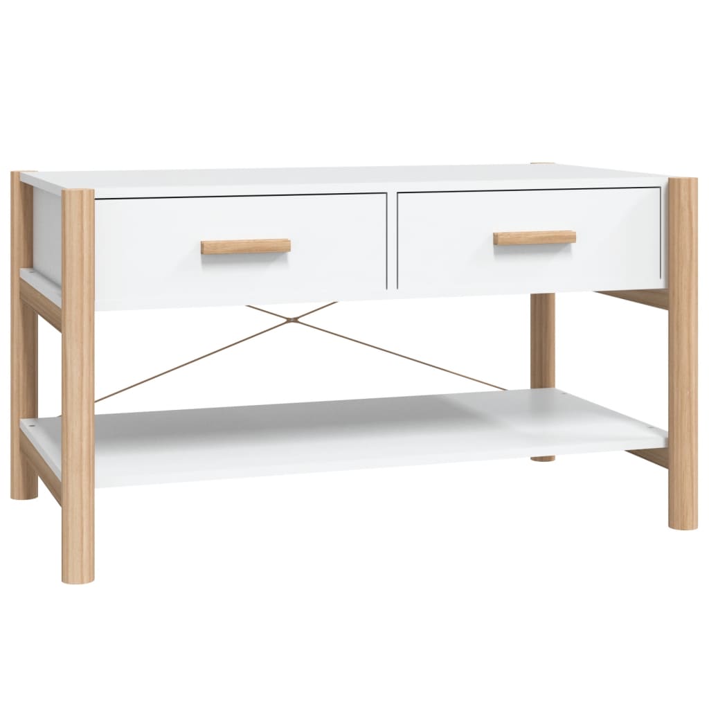 Salontafel 82X48X45 Cm Bewerkt Hout