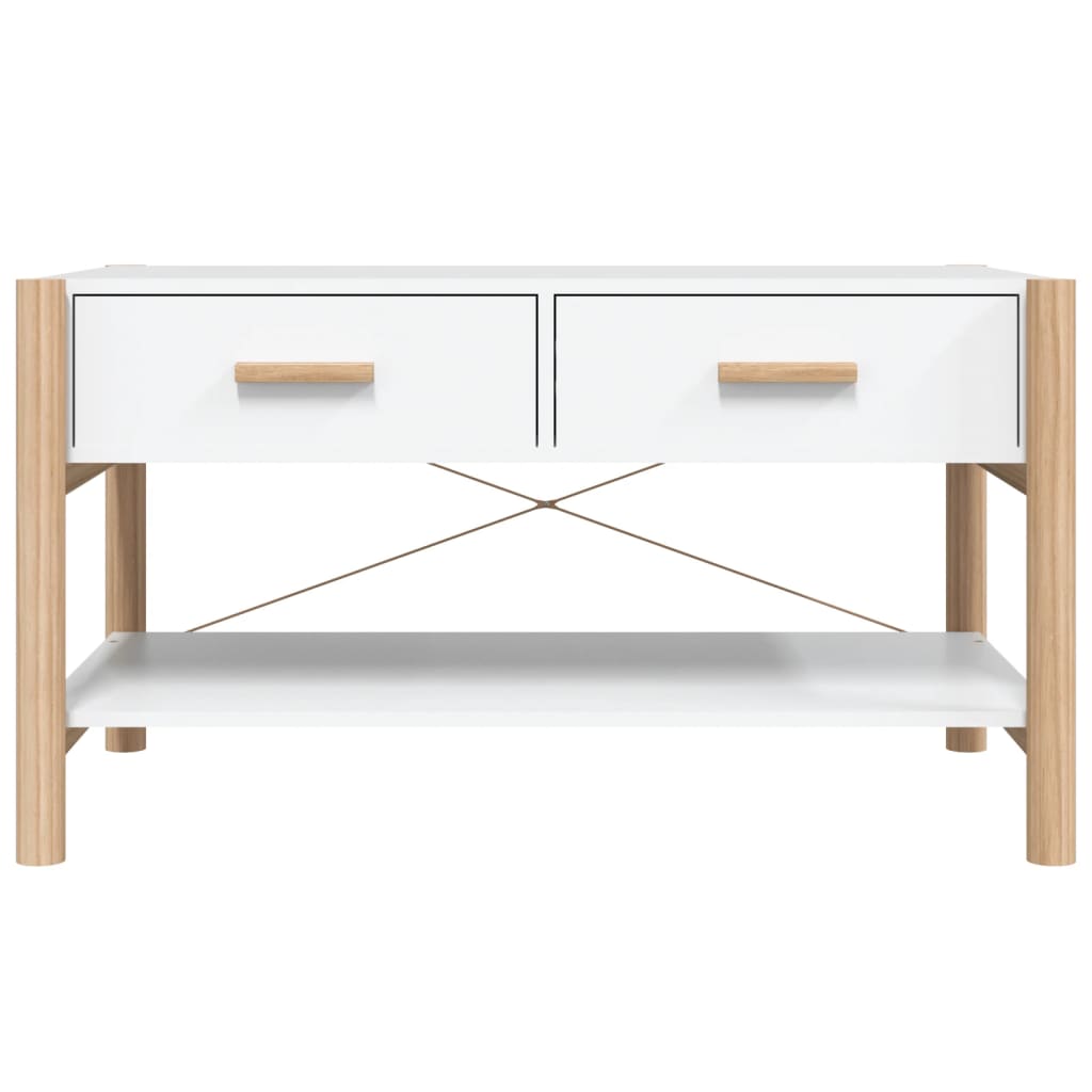 Salontafel 82X48X45 Cm Bewerkt Hout