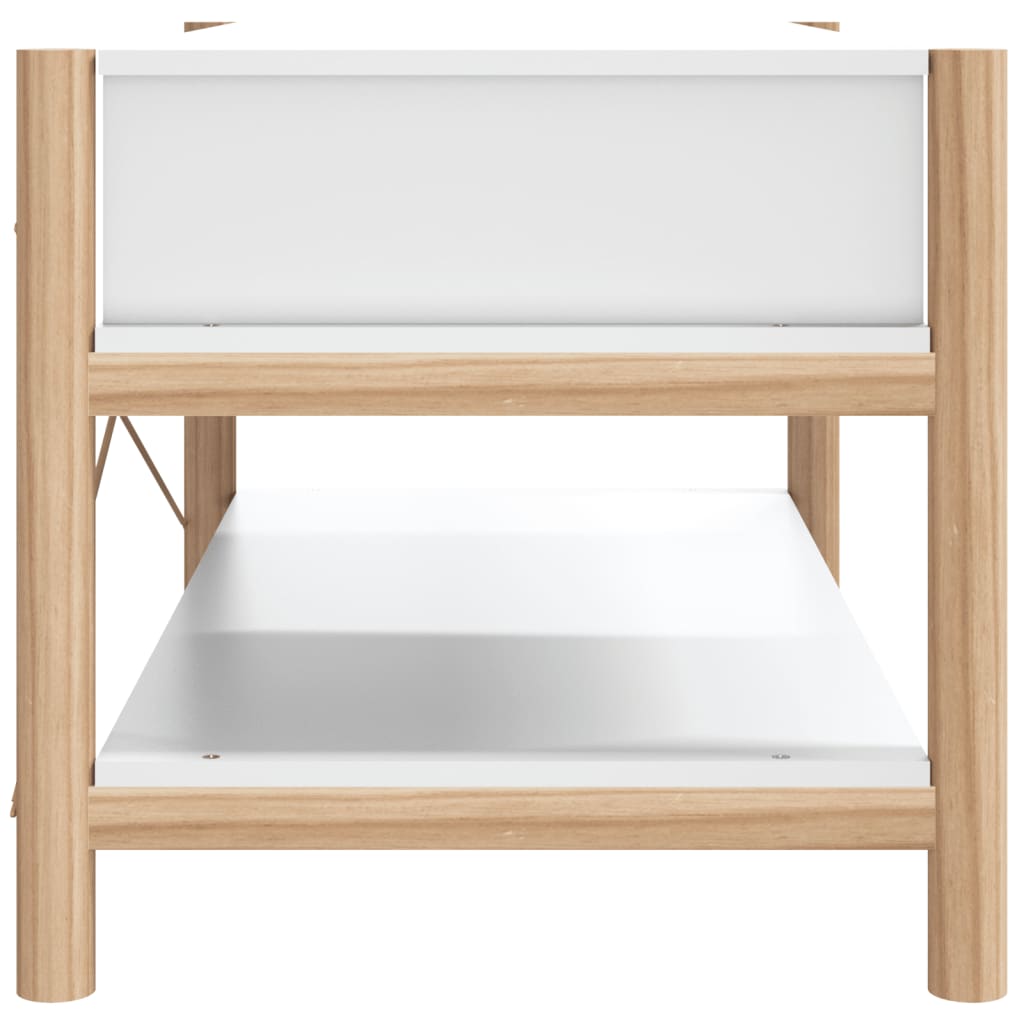 Salontafel 82X48X45 Cm Bewerkt Hout