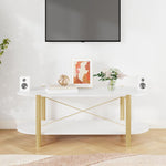 Salontafel 110X48X40 Cm Bewerkt Hout