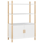 Hoge Kast 80X40X121 Cm Bewerkt Hout