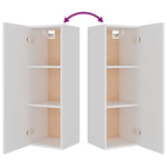 4-Delige Tv-Meubelset Bewerkt Hout