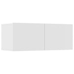 8-Delige Tv-Meubelset Bewerkt Hout