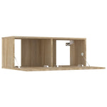 7-Delige Tv-Meubelset Bewerkt Hout Kleurig