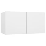 6-Delige Tv-Meubelset Bewerkt Hout