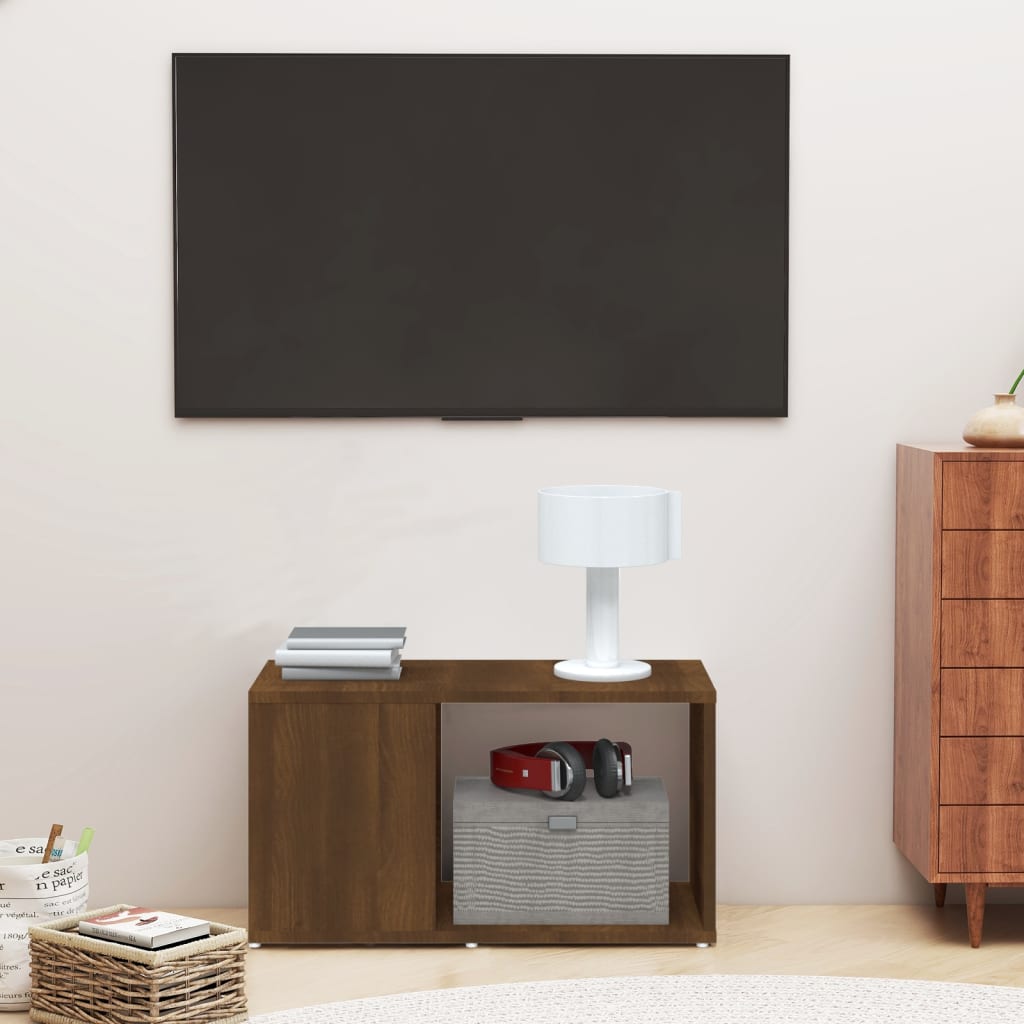 Tv-Meubel 60X24X32 Cm Bewerkt Hout
