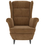 Fauteuil Met Voetenbank Fluweel