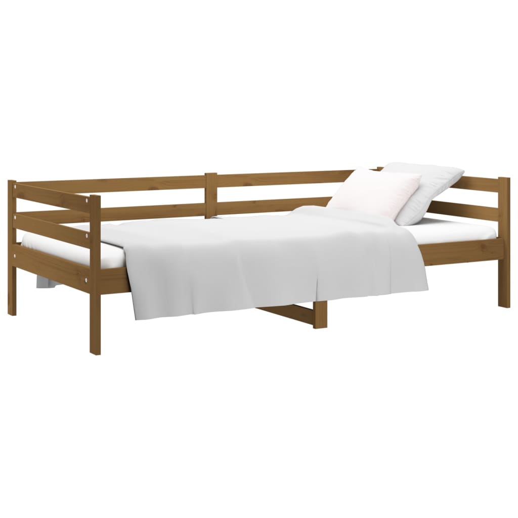 Slaapbank 90X190 Cm Massief Grenenhout