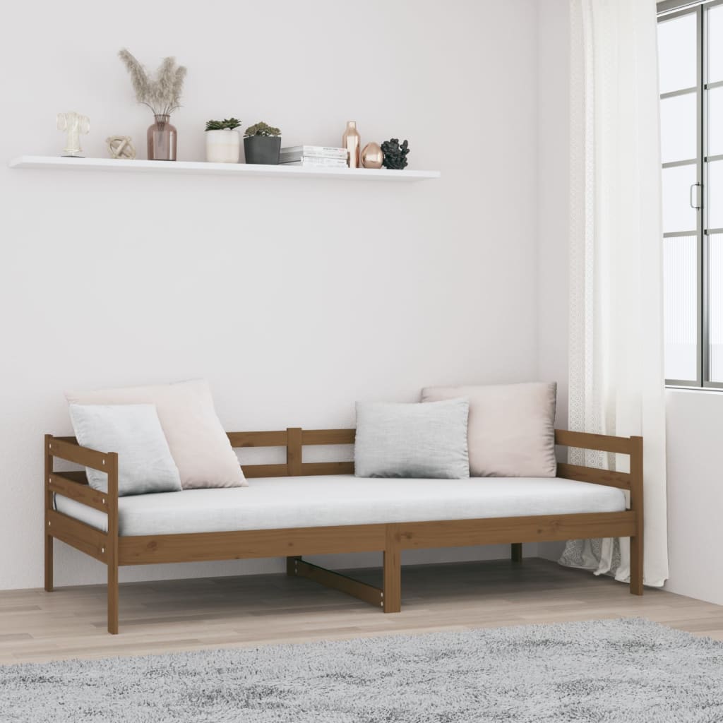 Slaapbank 90X190 Cm Massief Grenenhout