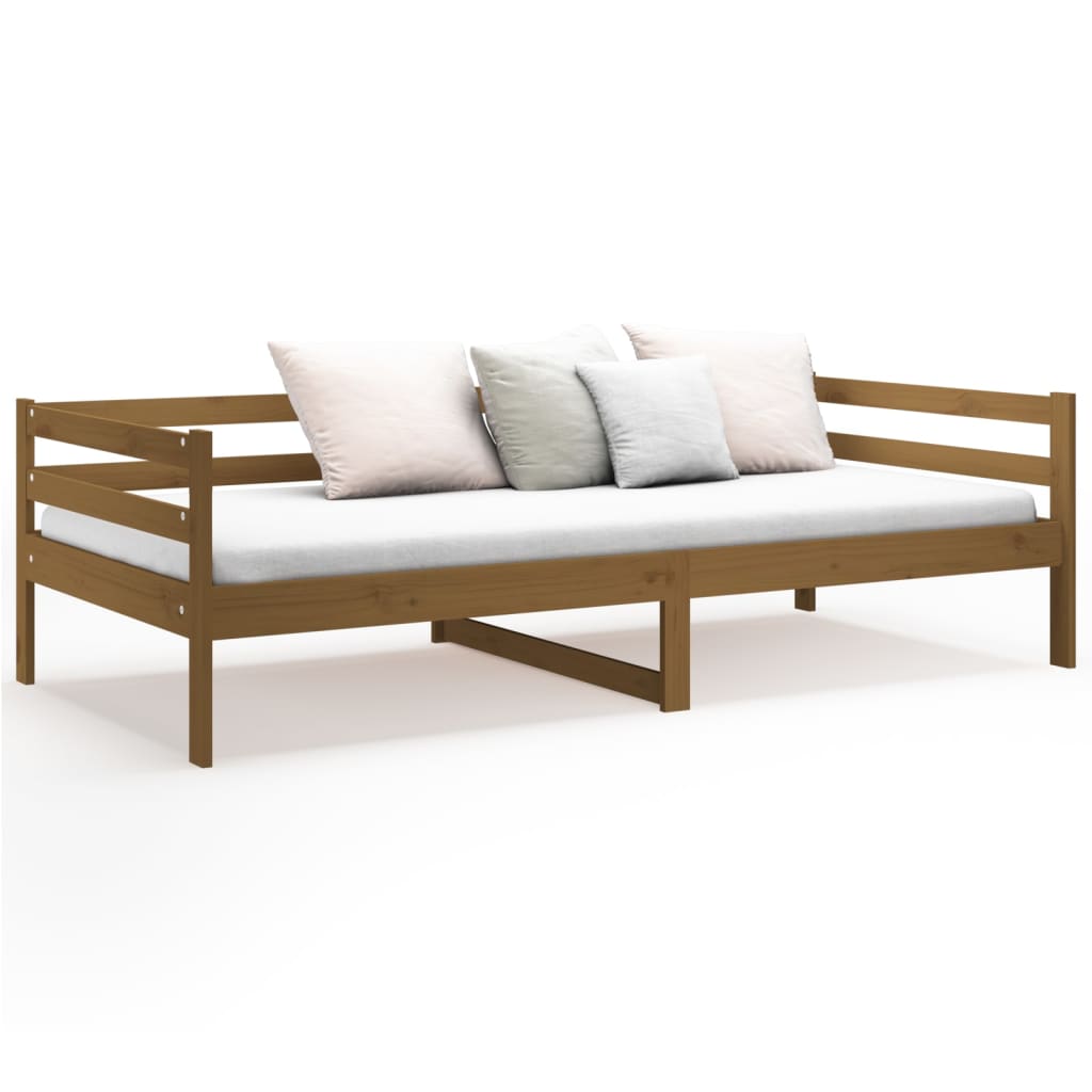 Slaapbank 90X190 Cm Massief Grenenhout