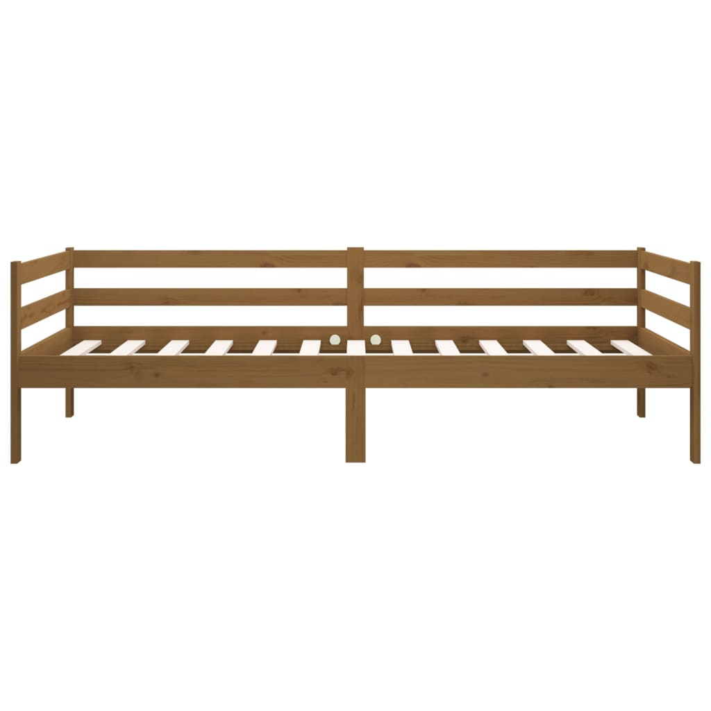 Slaapbank 90X190 Cm Massief Grenenhout