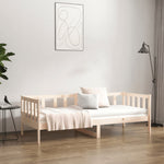 Slaapbank Zonder Matras 90X190 Cm Massief Grenenhout