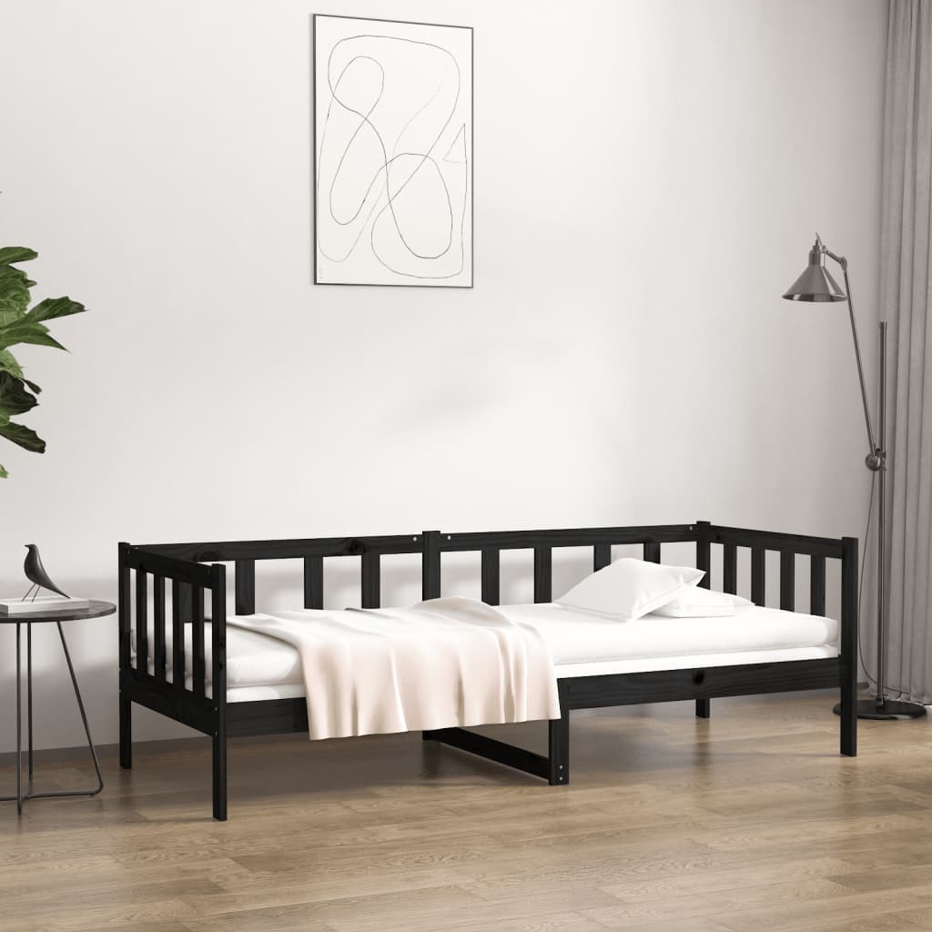 Slaapbank Zonder Matras 90X190 Cm Massief Grenenhout