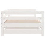 Slaapbank Uitschuifbaar Massief Grenenhout 2X(90X190) Cm