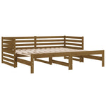 Slaapbank Uitschuifbaar Grenenhout 2X(90X190) Cm
