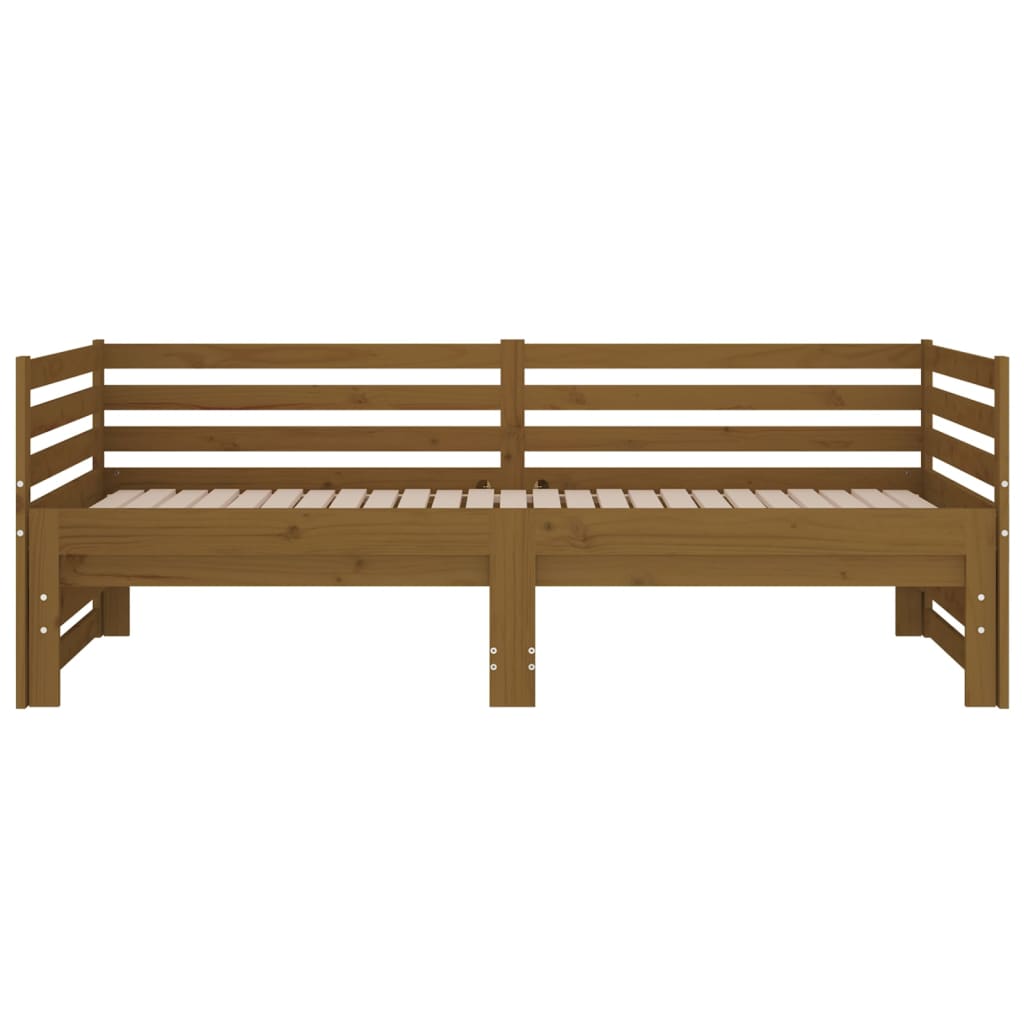 Slaapbank Uitschuifbaar Grenenhout 2X(90X190) Cm
